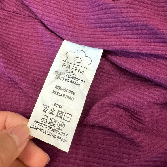 Farm Rio 3/4 sleeves bodysuit size 0P - Picture 6 of 7